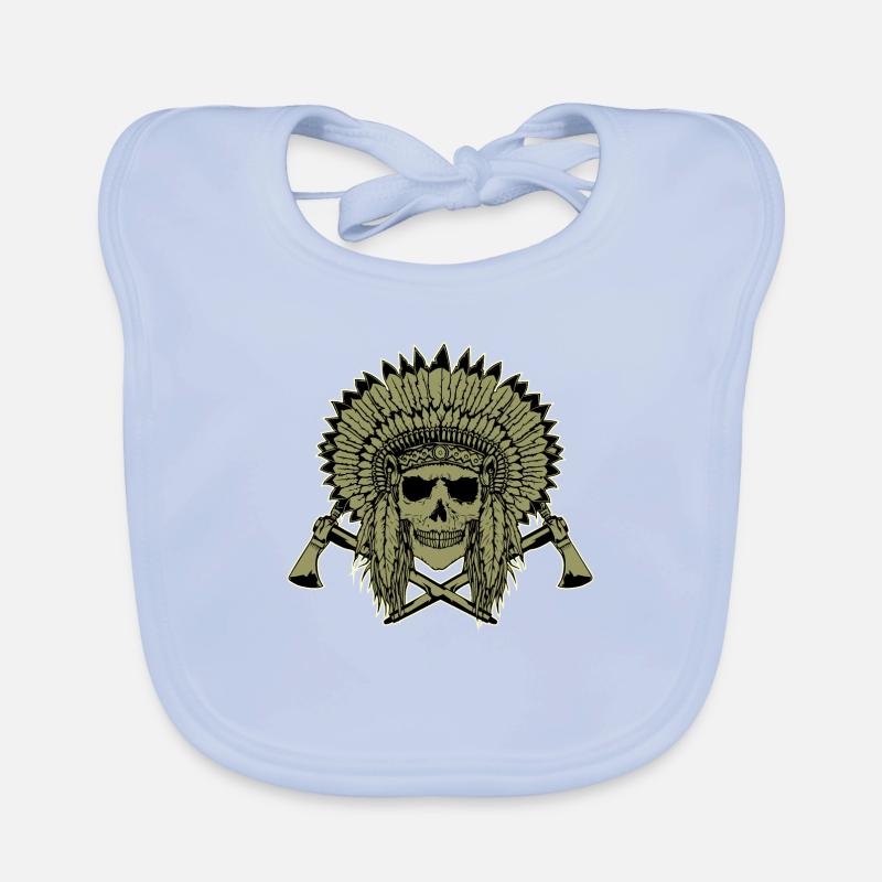 Tomahawk amérindien Bavoir bio Bébé