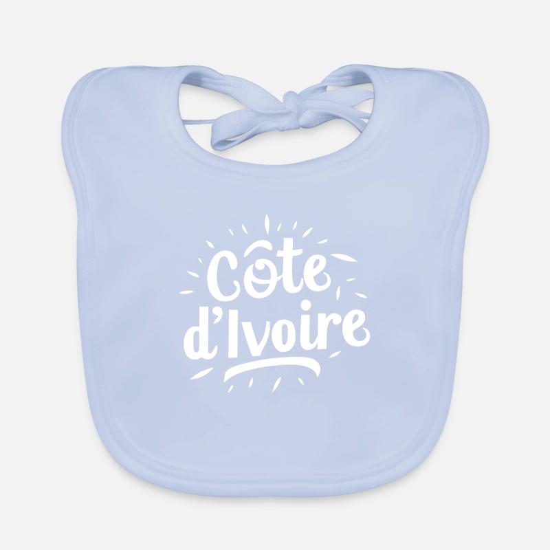 Côte d'ivoire Bavoir bio Bébé