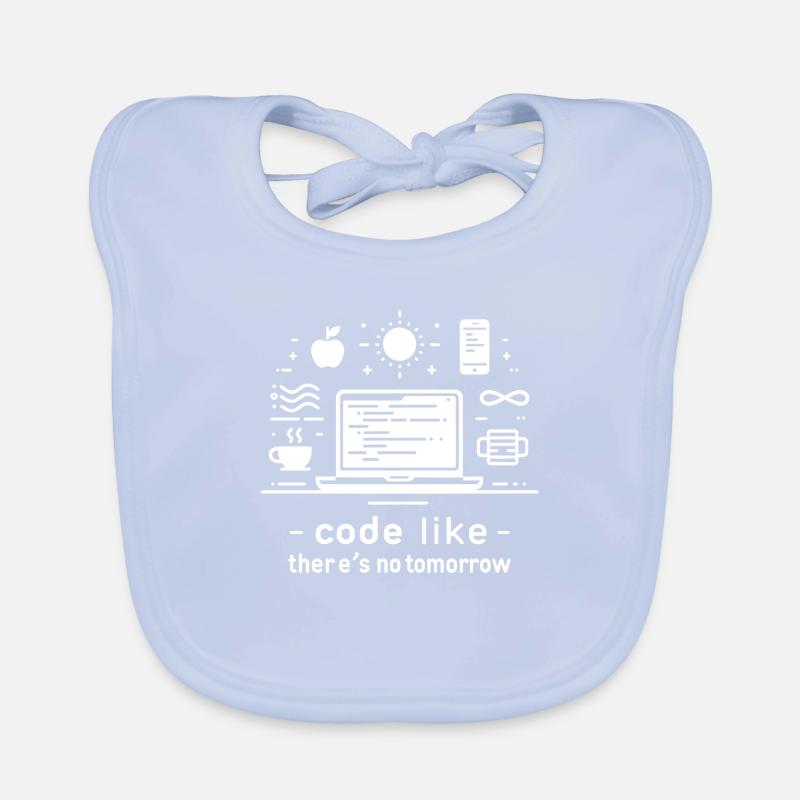 Codez comme s’il n’y avait pas de lendemain Bavoir bio Bébé