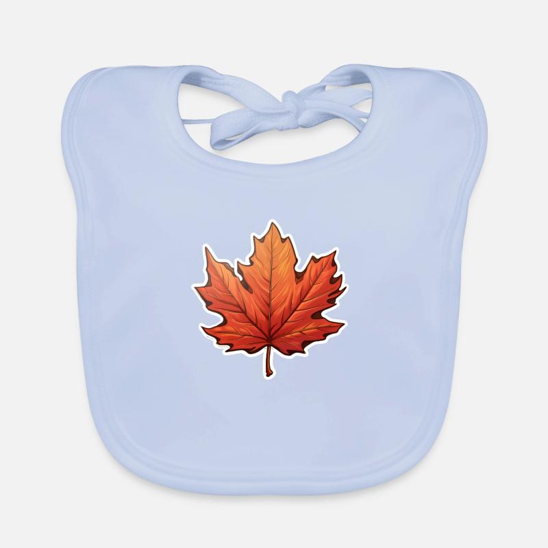 Maple leaf Organic Baby Bibs
