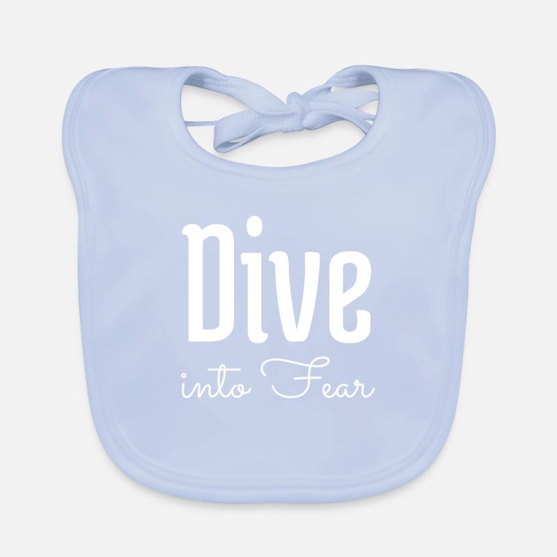 Statement Brave Heart Bungee Jumping Community Organic Baby Bibs