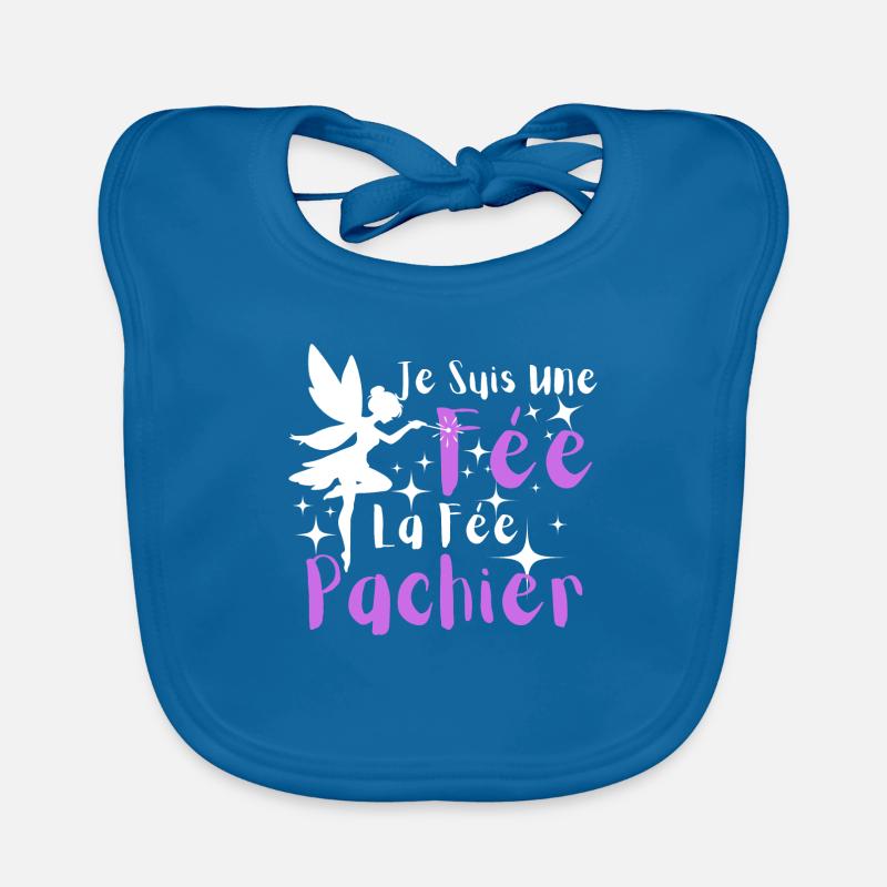 Ich bin eine Fee, die Fee Pachier Baby Bio-Lätzchen
