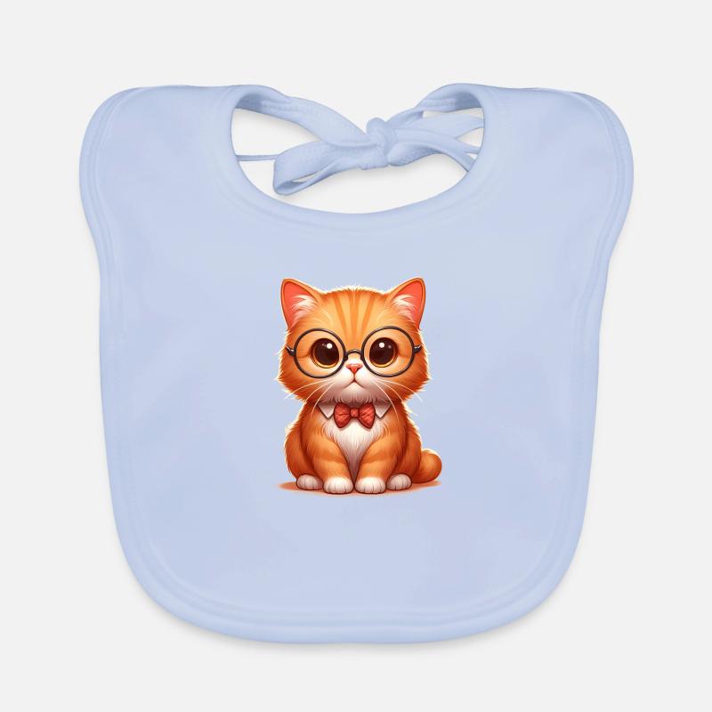 Chat Nerdy Chat Mignon Bavoir bio Bébé