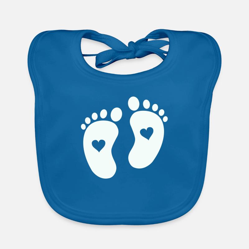 Pieds de bébé Bavoir bio Bébé