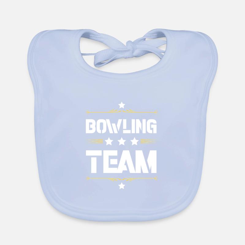 Bowling Team Organic Baby Bibs