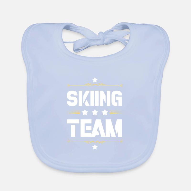 Équipe de ski Bavoir bio Bébé