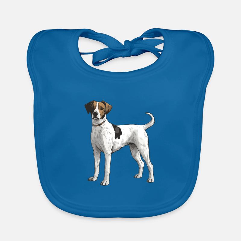 Jack Russel Terrier Dog Organic Baby Bibs
