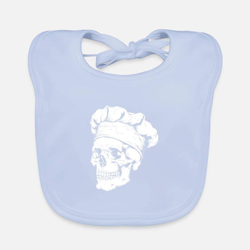 Crâne de chef Bavoir bio Bébé
