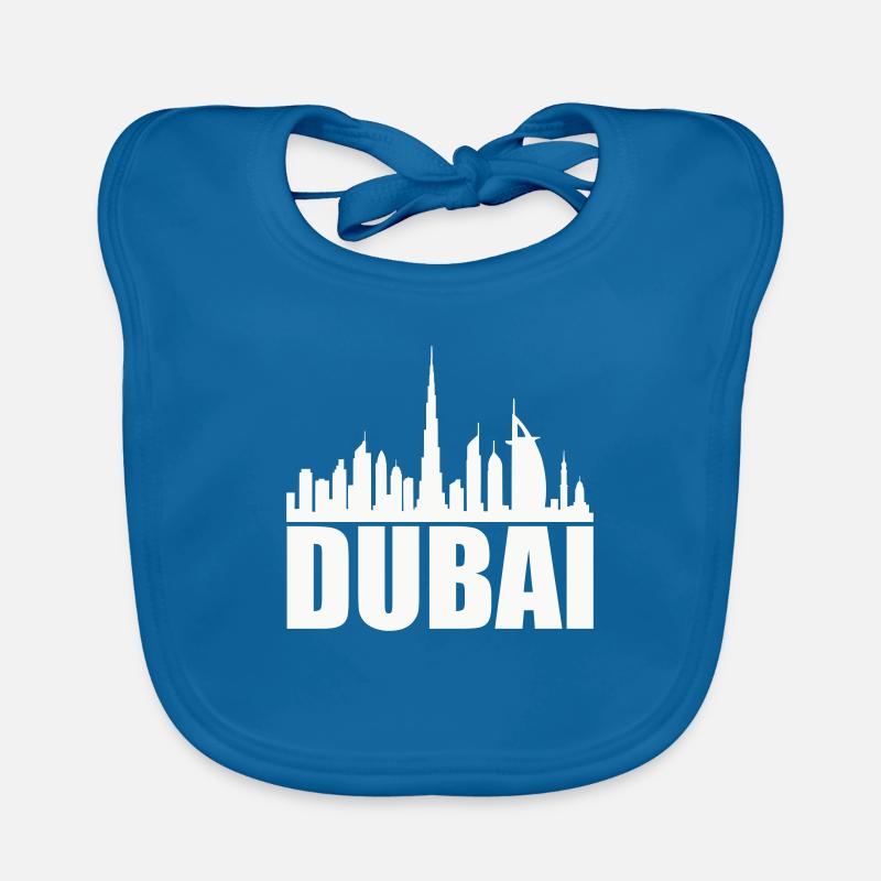 dubai skyline 1 Baby Bio-Lätzchen