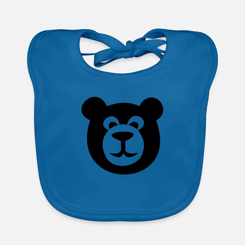 BÄR - Baby Bio-Lätzchen - Pfauenblau