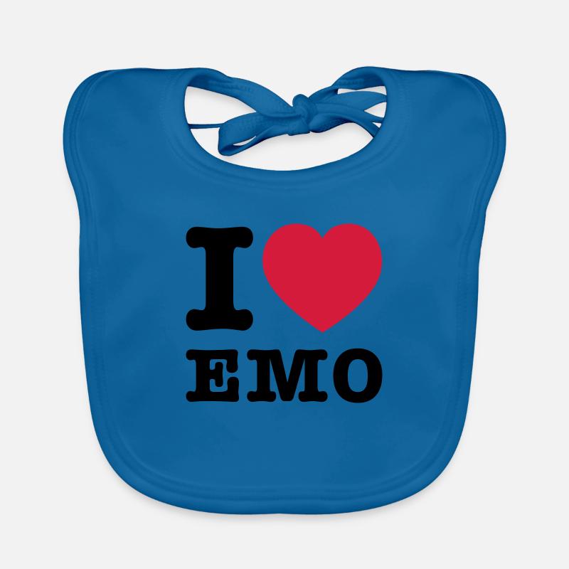 J'aime Emo 2 Bavoir bio Bébé