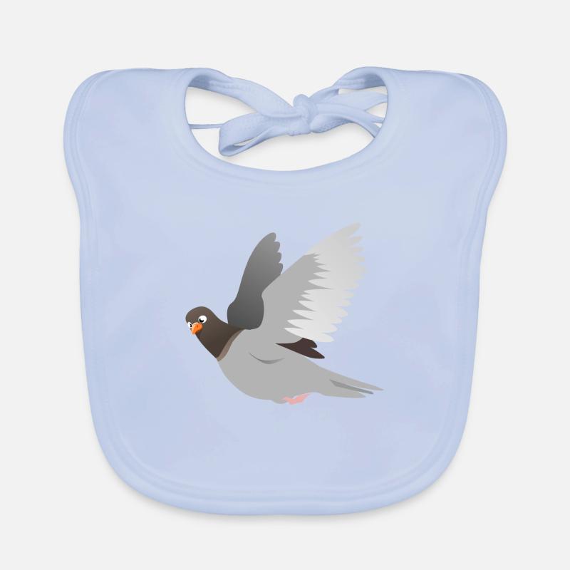 gris Dove Bavoir bio Bébé