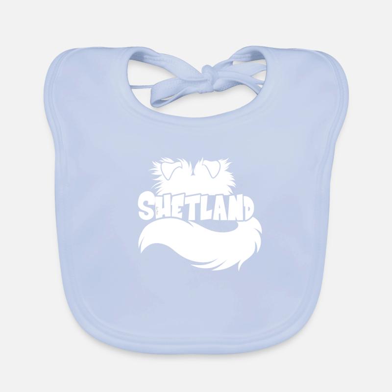 Abbildung Shetland - White Baby Bio-Lätzchen