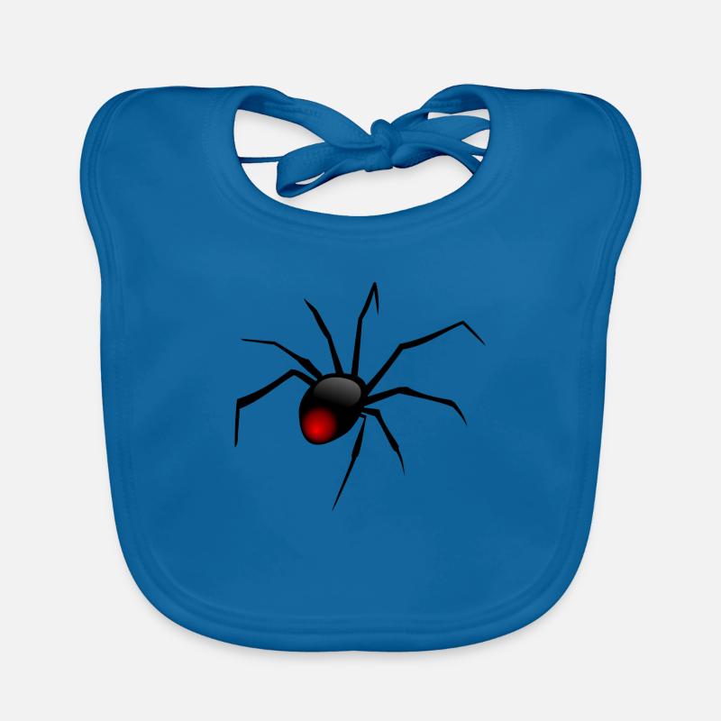 spid 84 - Bavoir bio Bébé - bleu paon