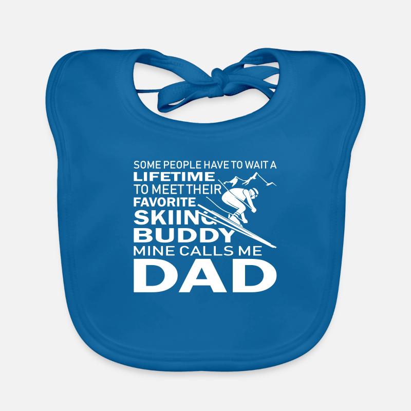 Ski copain mine m'appeler papa Bavoir bio Bébé