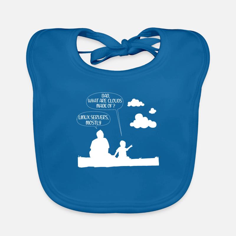 Les nuages sont principalement constitués de cadeaux de serveur Linux Bavoir bio Bébé