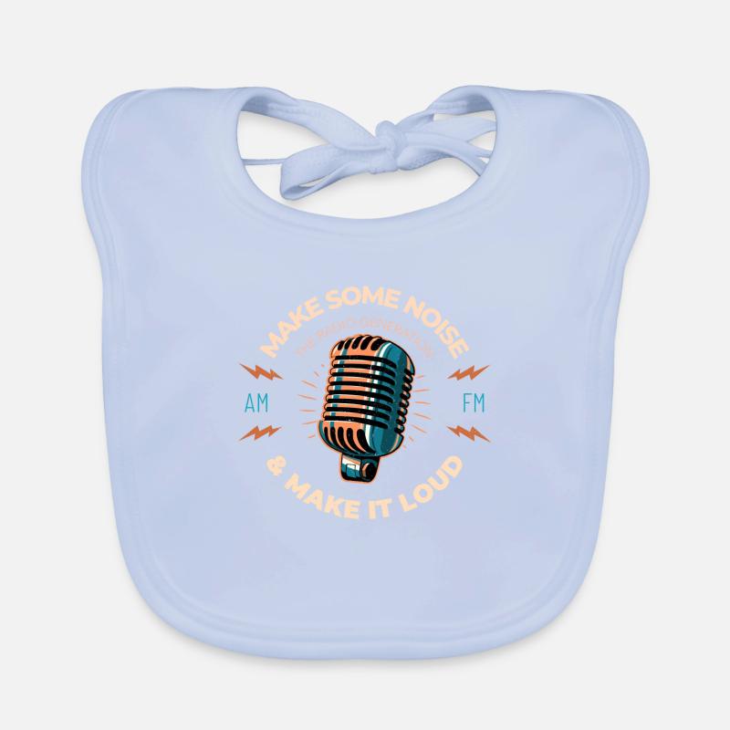 Make some noise Organic Baby Bibs