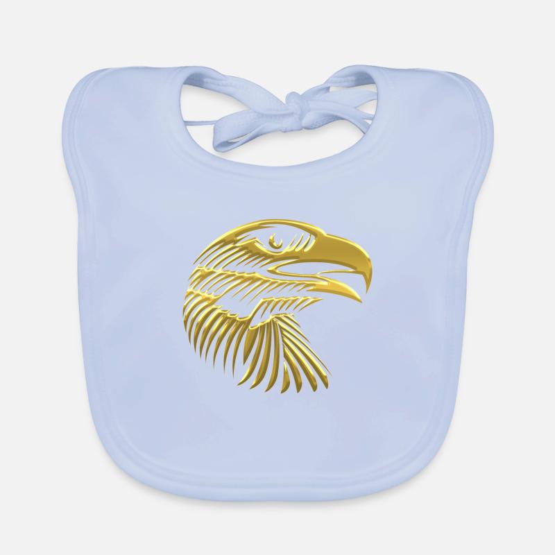 Eagles Eagle Eagle bird falcon hawk Organic Baby Bibs