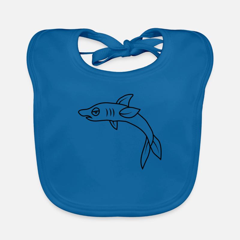 Bored Angry Fish Organic Baby Bibs