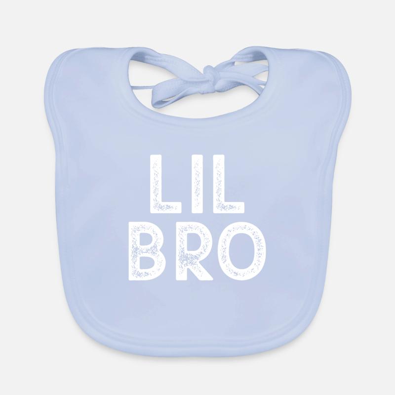 Lillebror gåva cool mid bro presentidé Ekologisk babyhaklapp
