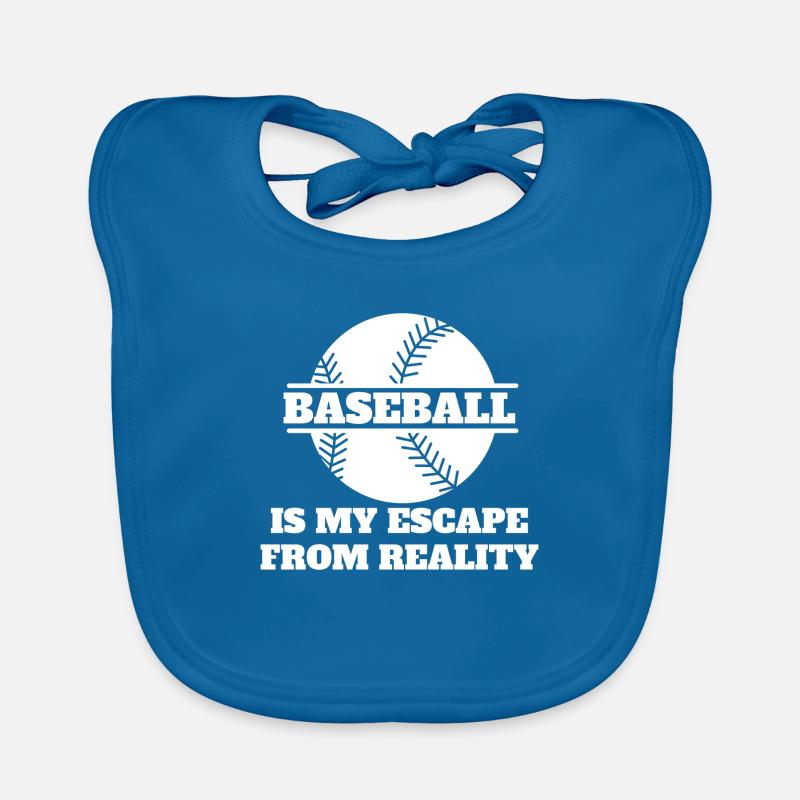 Baseball Joueurs de baseball Équipe de baseball Joueurs de baseball Bavoir bio Bébé