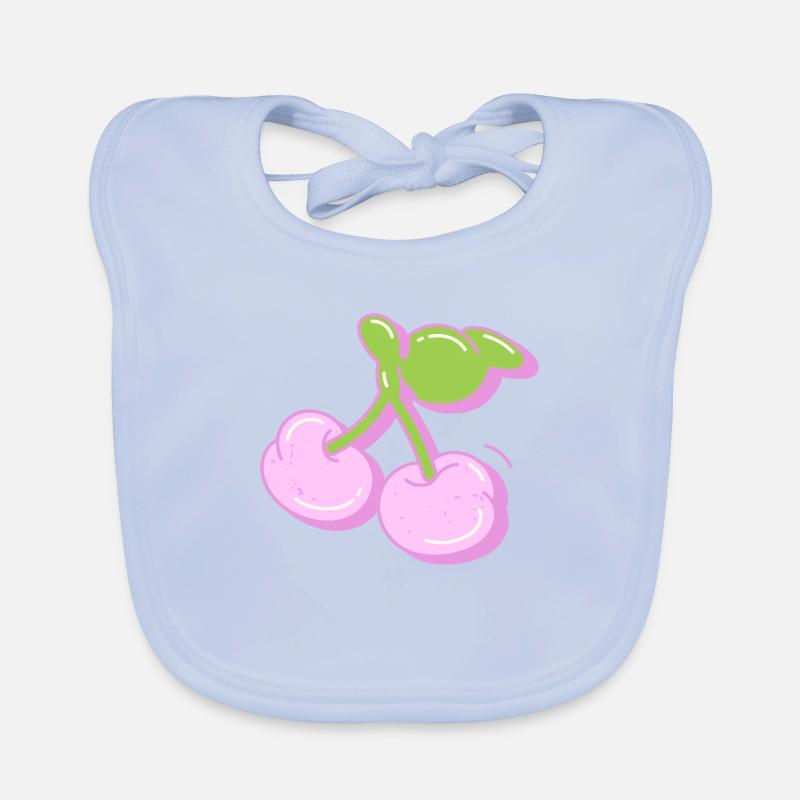 Kirsche Baby Bio-Lätzchen