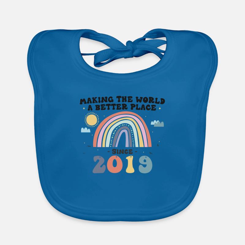 Making The World a Better Place Since 2019, 4th Organic Baby Bibs