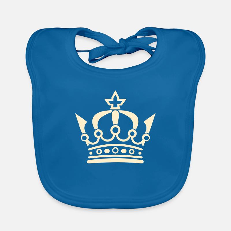 Couronne de monarque majestueuse Bavoir bio Bébé