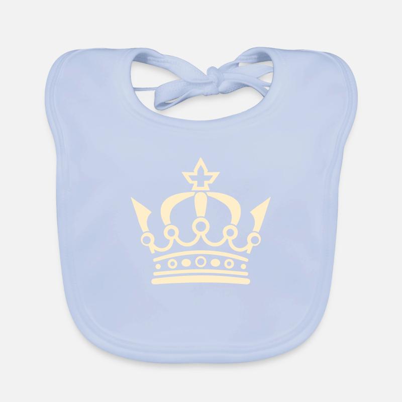 Couronne de monarque majestueuse Bavoir bio Bébé