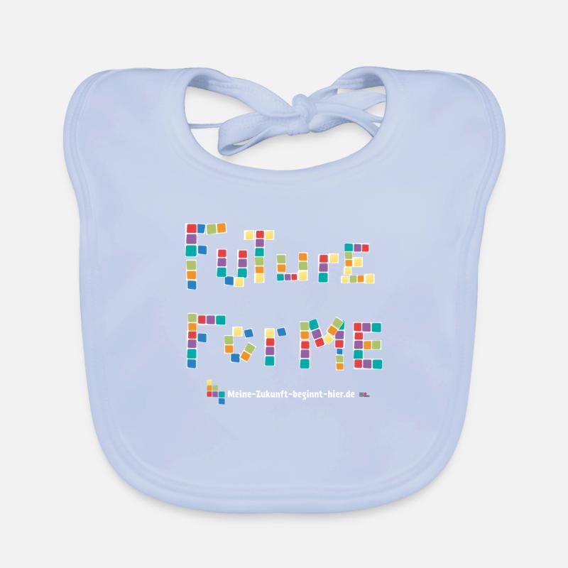 FUTUREFORME weiss Baby Bio-Lätzchen