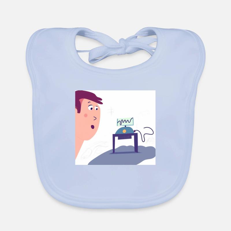 Autistic Art - Securities Organic Baby Bibs