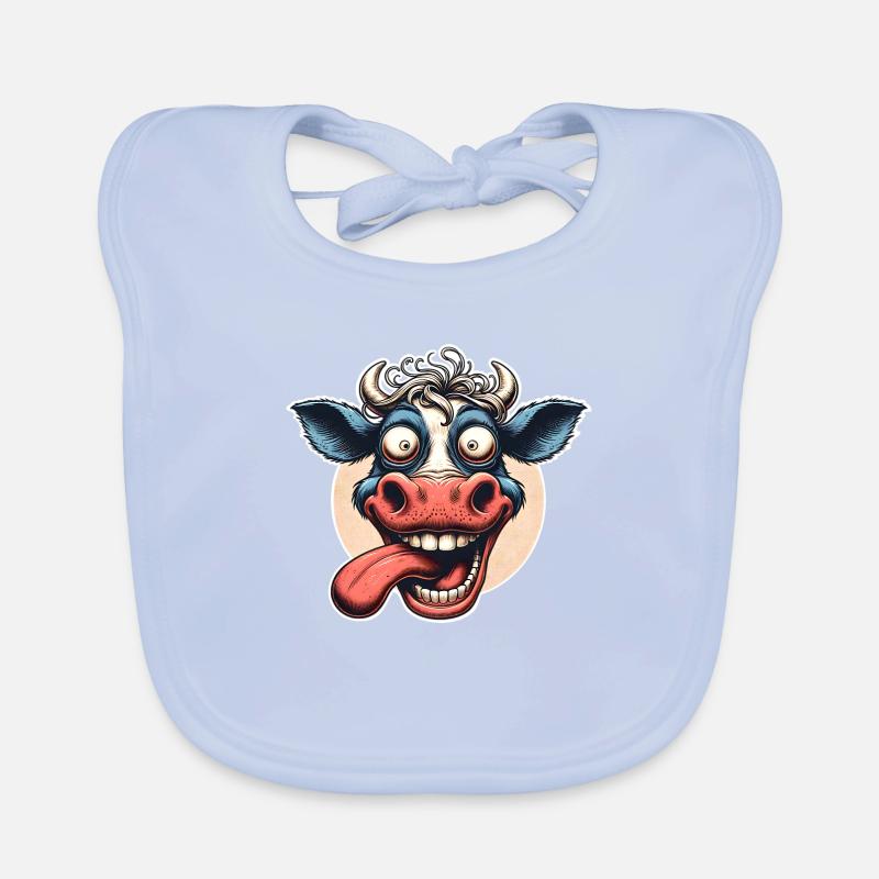 Vache folle Bavoir bio Bébé