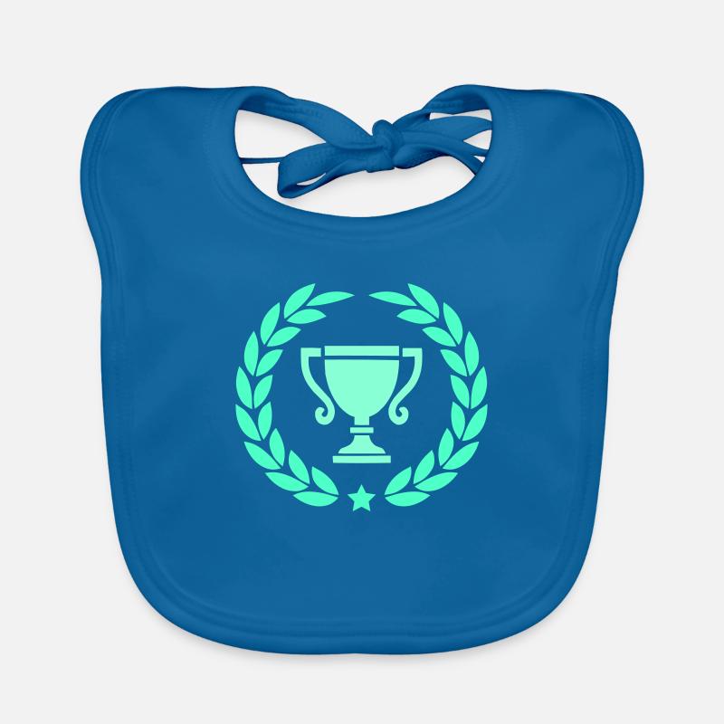 Coupe Couronne de Laurier 1 Bavoir bio Bébé