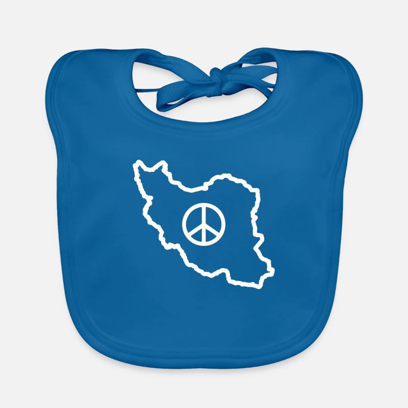 Iran Peace Organic Baby Bibs