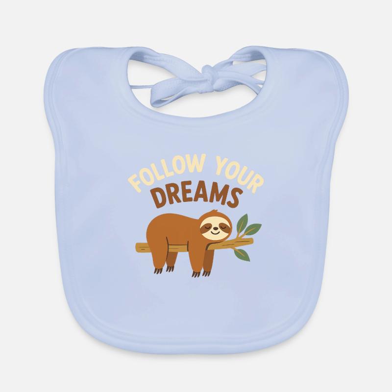 Chill Mode On – Sloth Organic Baby Bibs