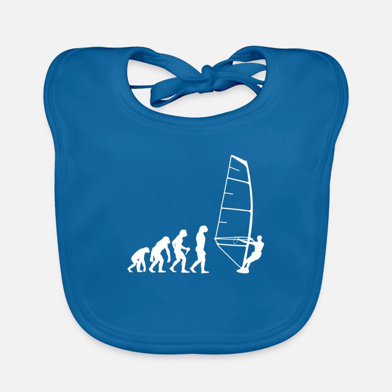 Windsurfer Surf Windsurf Gift Windsurfing Organic Baby Bibs