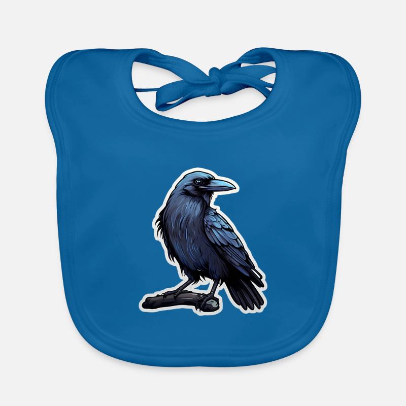 Corbeau corbeau Bavoir bio Bébé