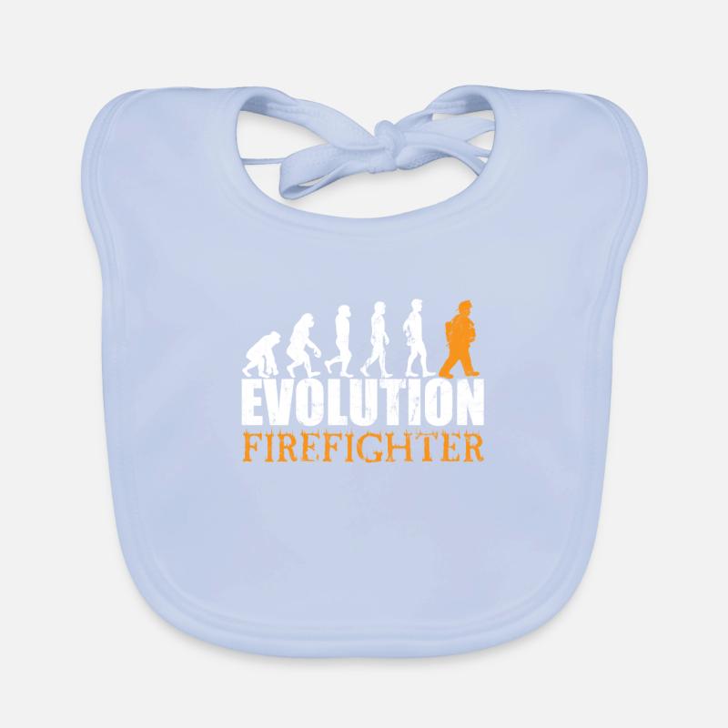 Firefighter Evolution Baby Bio-Lätzchen