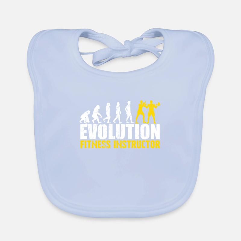 Personal Trainer Fitnesstrainer Evolution Baby Bio-Lätzchen