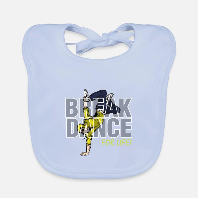 break dance Bavoir bio Bébé