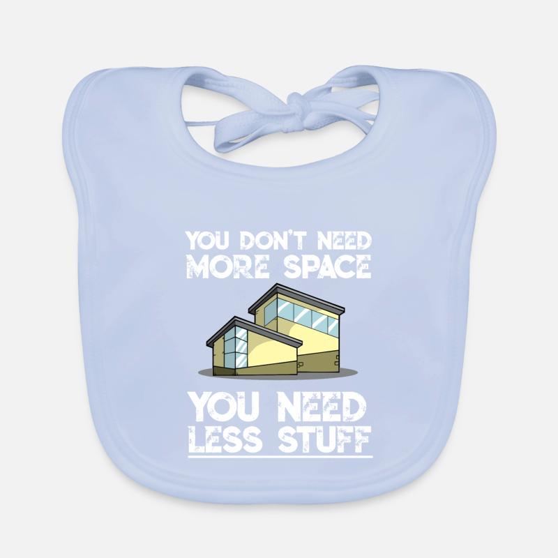 Tiny House Maison Sort cadeau minimaliste Bavoir bio Bébé