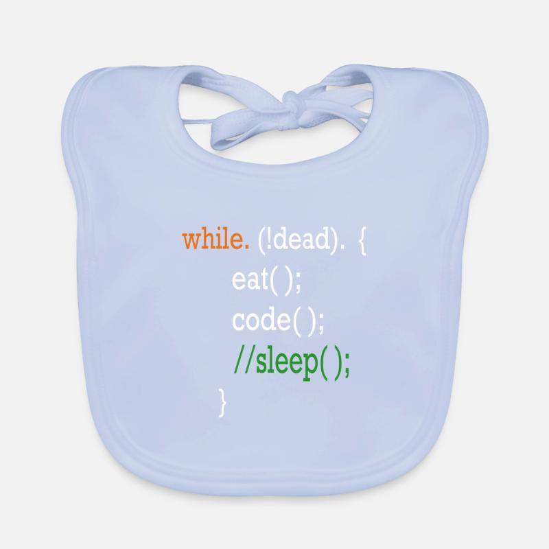 Programmierer Coding Shirt Baby Bio-Lätzchen