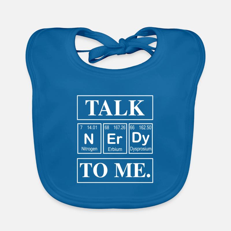 TALK NERDY TO ME Organic Baby Bibs