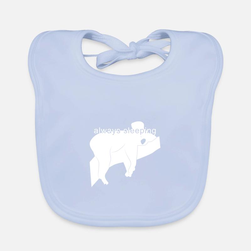 always sleeping gift / sleeping Organic Baby Bibs