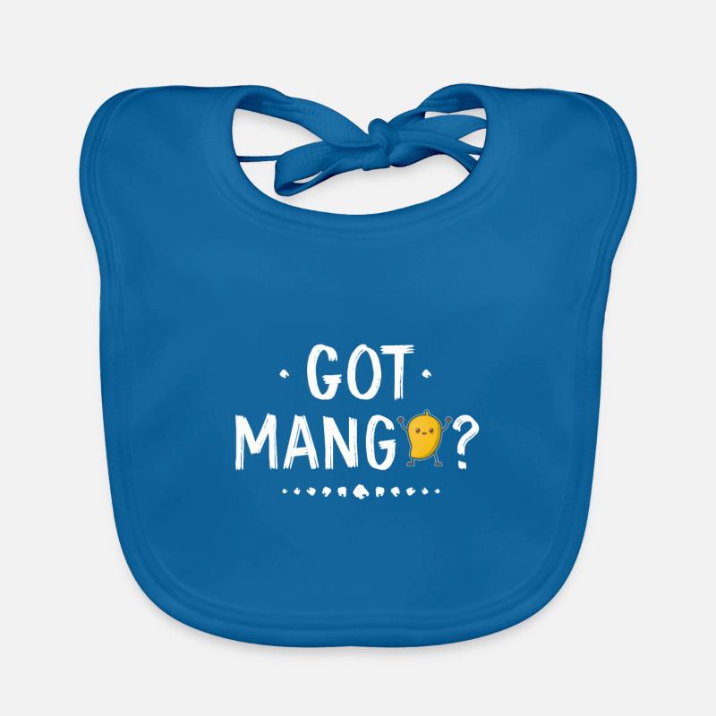 Mango - Baby Bio-Lätzchen - Pfauenblau