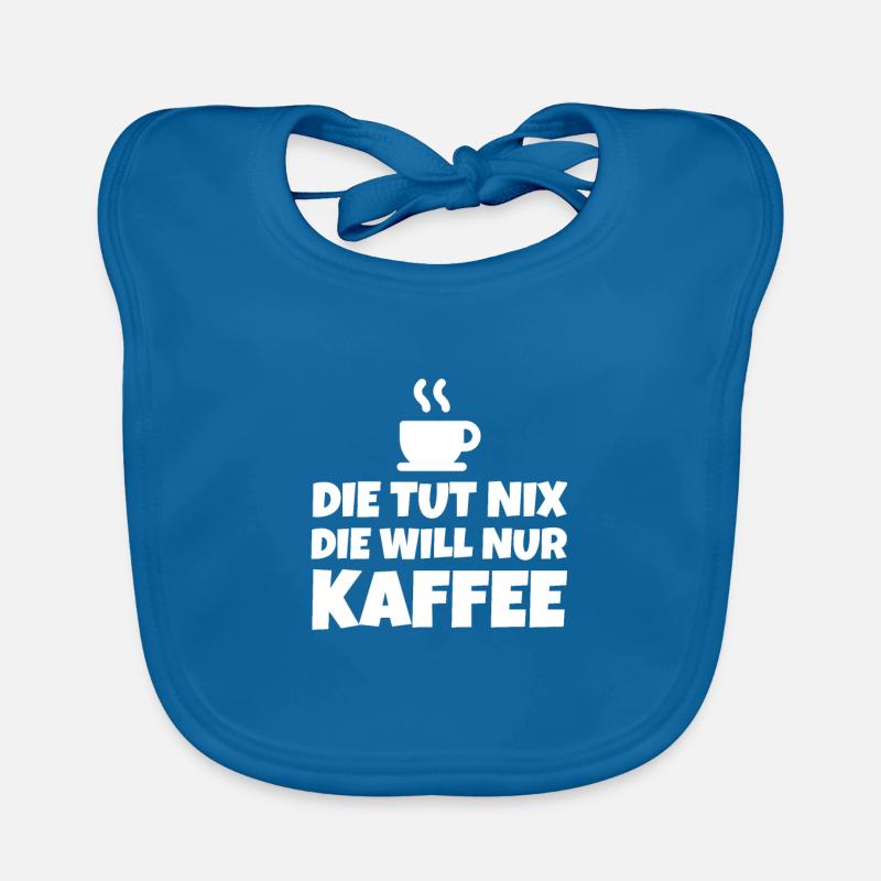 DIE TUT NIX DIE WILL NUR KAFFEE Baby Bio-Lätzchen