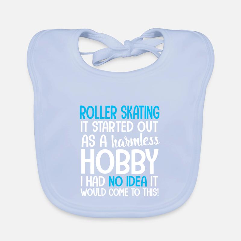 Roller Skate Roller Skate Inline Skate Gift Idea Organic Baby Bibs