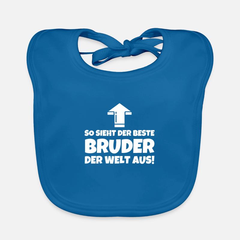 So Sieht Der Beste Bruder Der Welt Aus! Baby Bio-Lätzchen