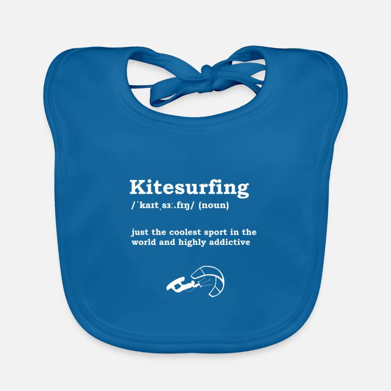 Idée cadeau kite surfeur kitesurf kitesurf Bavoir bio Bébé