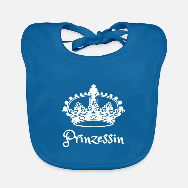 Prinzessin Krone Baby Bio-Lätzchen